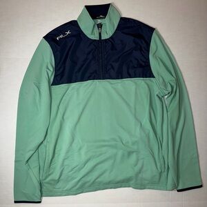 Ralph Lauren RLX Navy and Mint Jacket